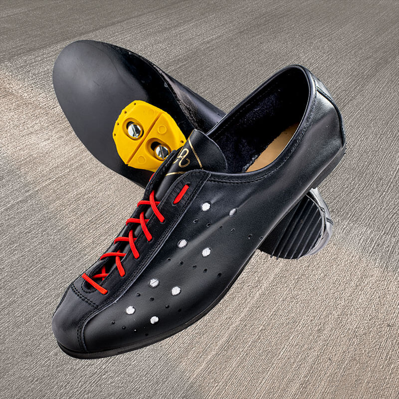 chaussure cycliste vintage