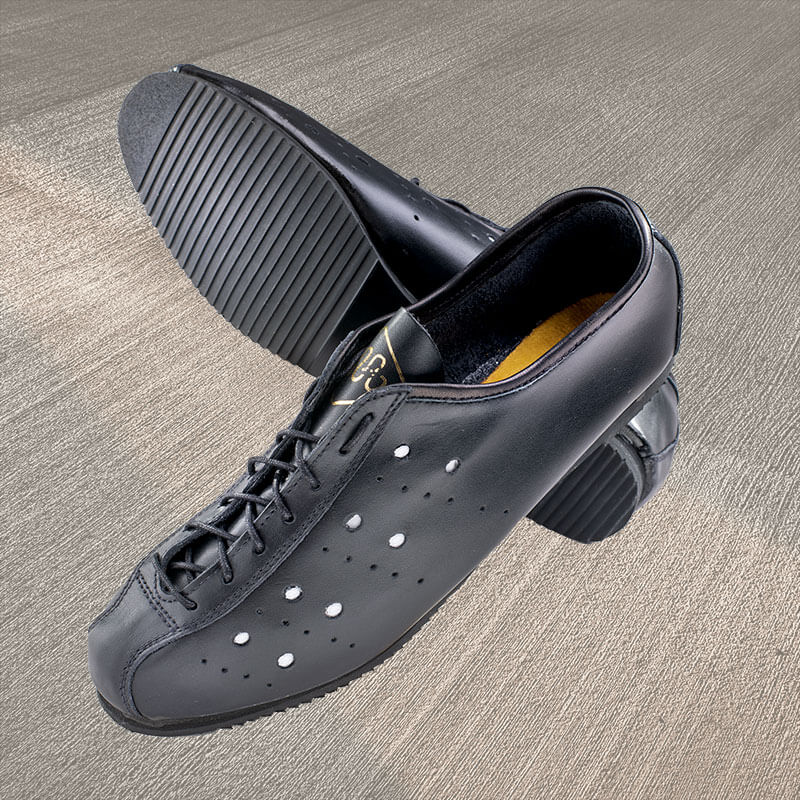 chaussure cycliste vintage
